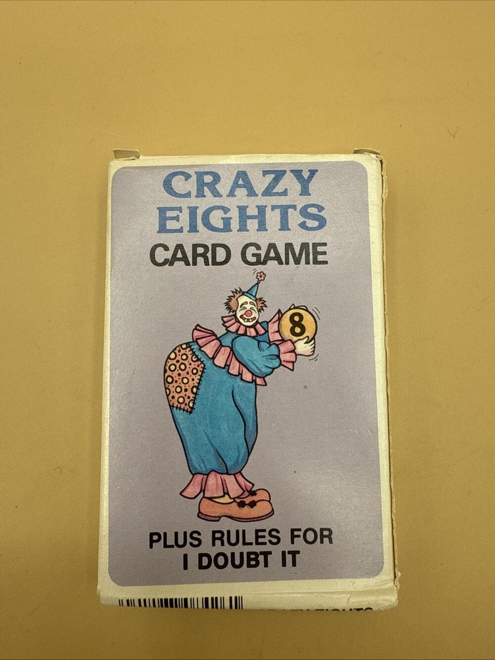 SEALED 1991 Hoyle Crazy Eights Card Game Vintage Fish War Old Maid Crazy Eight